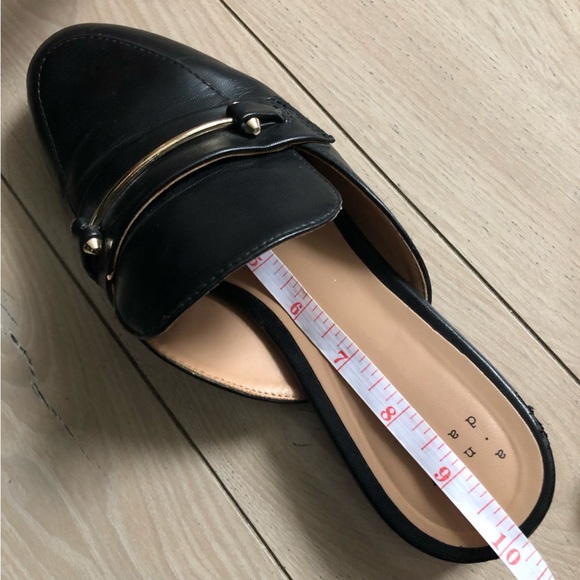 A New Day Faux Leather Loafer Mule in Black Size 9 - Picture 6 of 9